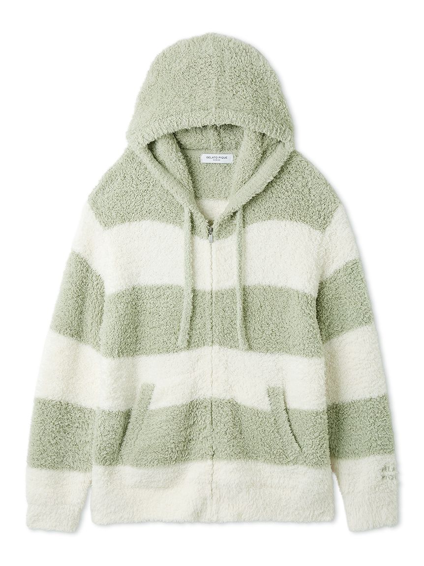 HOMME】ジェラート2ボーダーパーカー(パーカ)｜ルームウェア・パジャマ