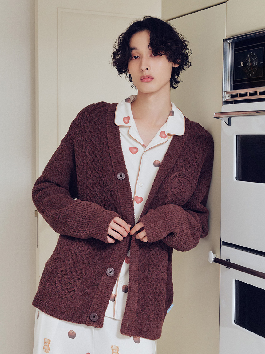 HOMME】アランカーディガン(カーディガン・ガウン)｜ルームウェア