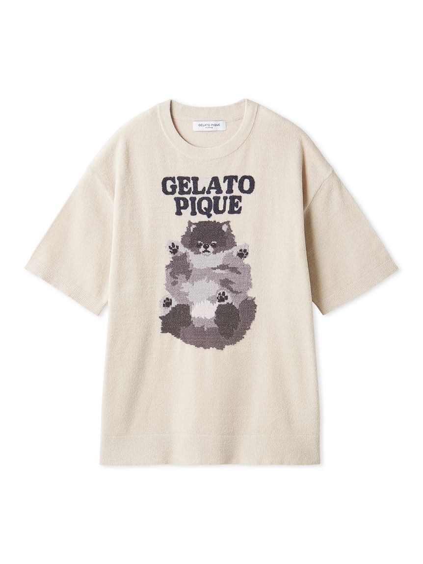 ドーナツジャガードプルオーバー&パンツ ONLINE限定カラーあり】【HOMME】ドッグジャガードプルオーバー(ニット