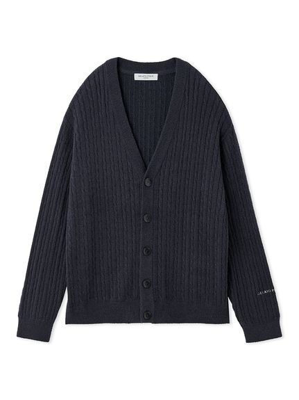 【HOMME】スムーズィーliteアランカーディガン