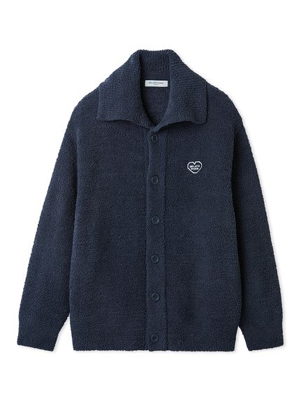 gelato pique テディベア刺繍カーディガン ONLINE限定】【HOMME】ベビモコベアワンポイントカーディガン