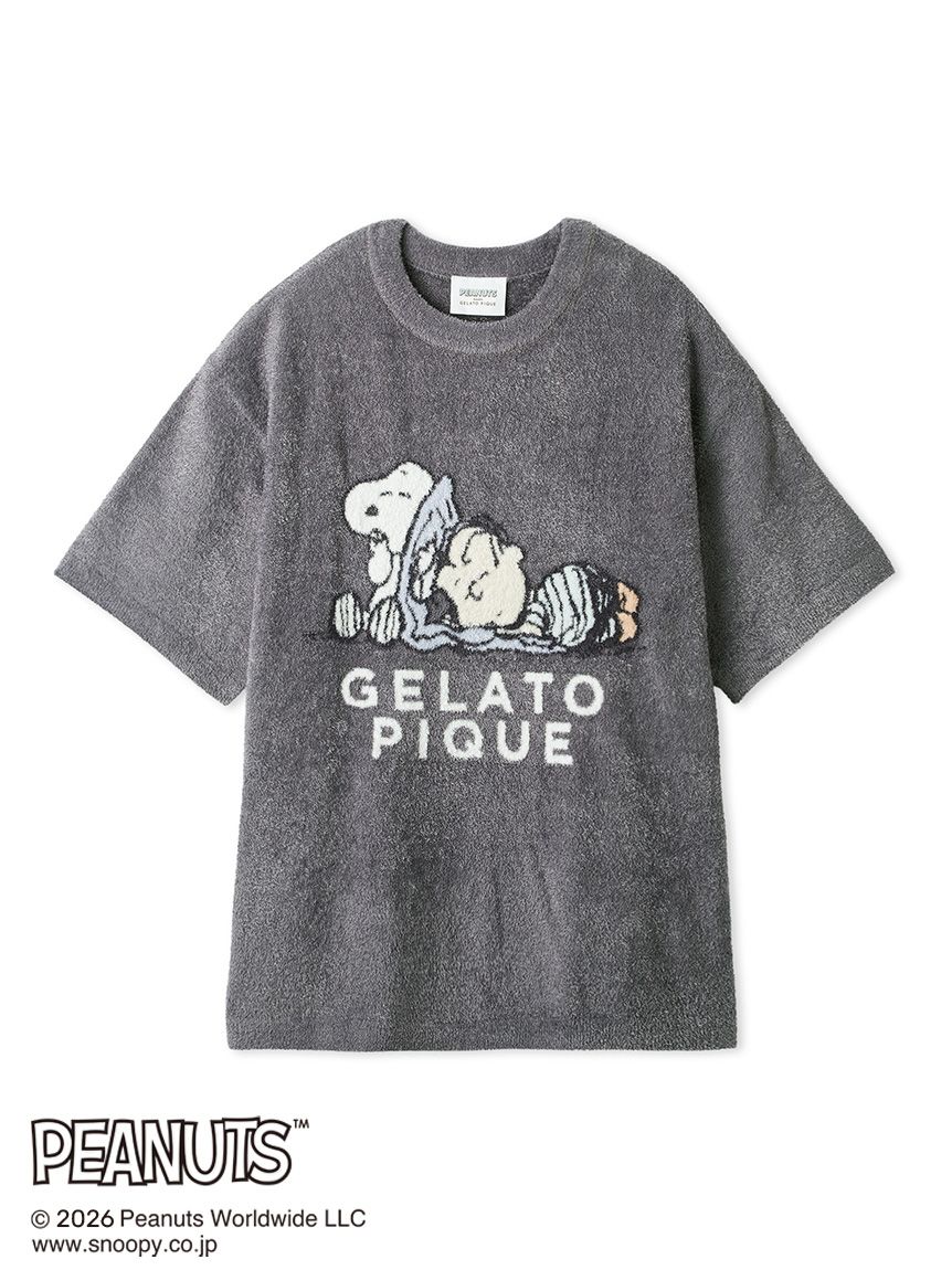 PEANUTS】【HOMME】スムーズィージャガードプルオーバー(カットソー・T