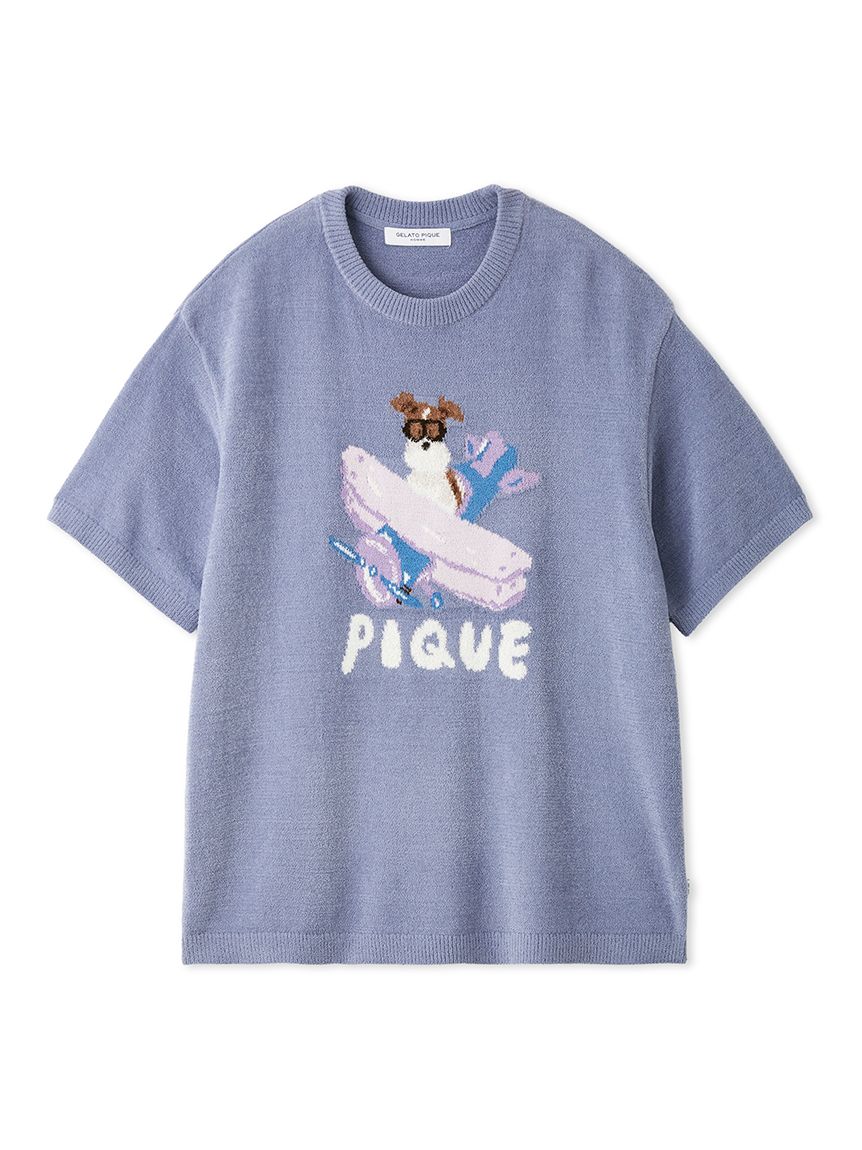 ヒラノトシユキ】【HOMME】エアリーモコPLANEDOGジャガードプル