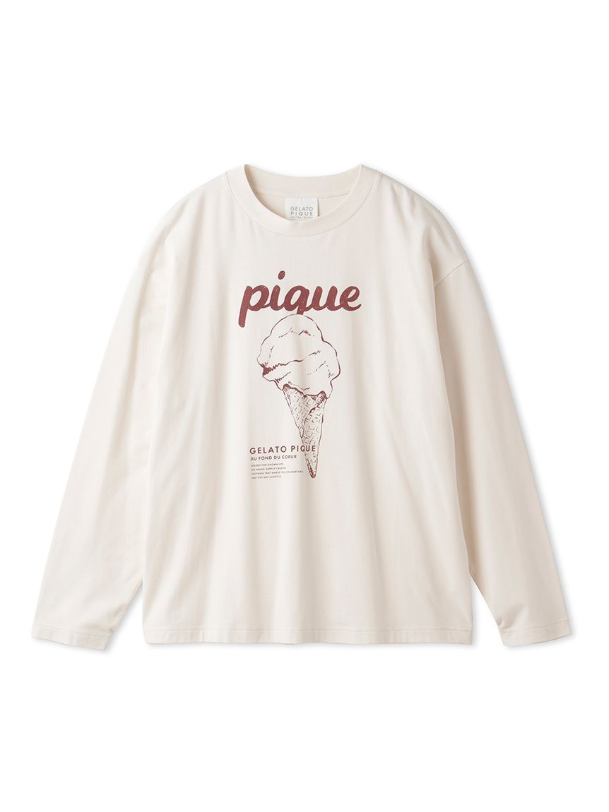 piquéルームウェア 10th❣️ UNISEX】ワンポイントロンT｜ルームウェア・パジャマ通販のGELATO