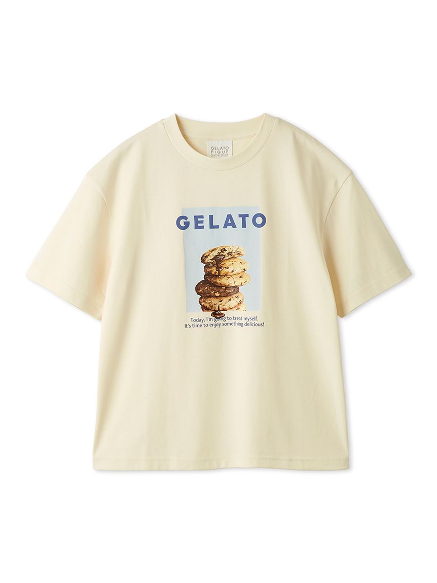 UNISEX】 【接触冷感】HIGH CALORIEワンポイントTシャツ｜ルームウェア