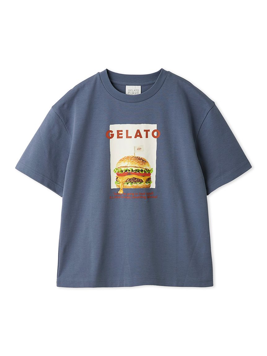 UNISEX】 【接触冷感】HIGH CALORIEワンポイントTシャツ｜ルームウェア