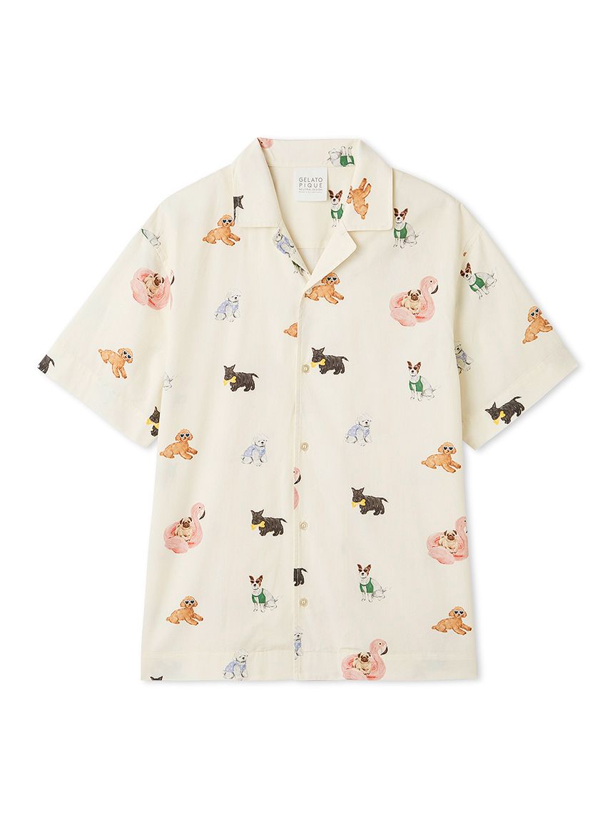 ルームウェア・パジャマ gelato pique Sleeping Dog One Point Long T-Shirt PWCT245227 Amazon | ジェラートピケ レディース SLEEPING DOGワンポイント