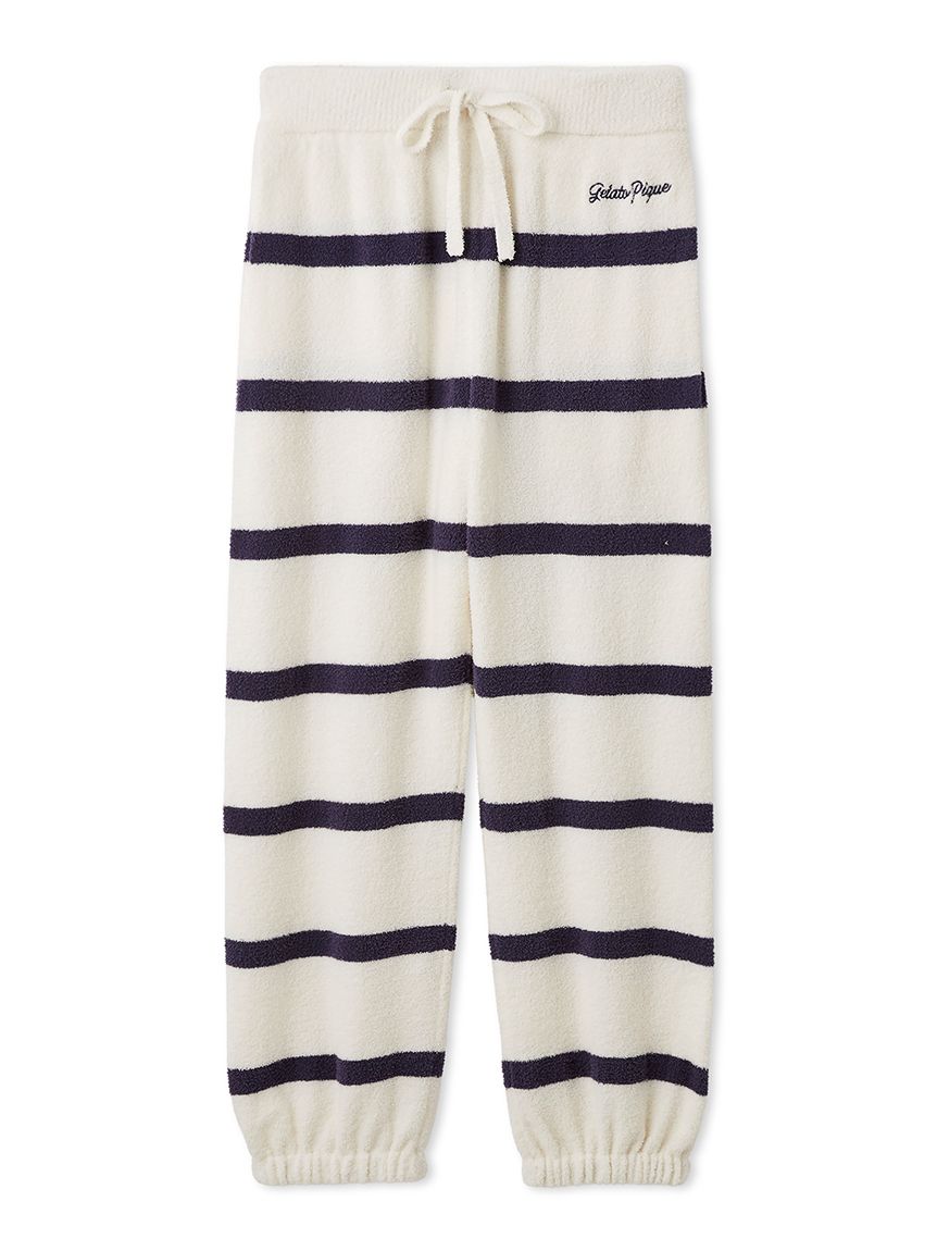 UNISEX】エアリーモコボーダーロングパンツ｜ルームウェア・パジャマ