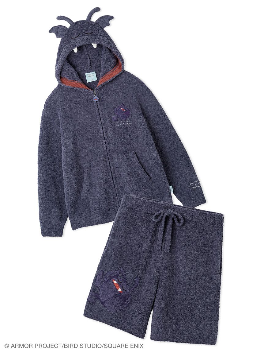 ジェラートピケ ドラクエ パーカー&ハーフパンツ ドラゴンクエスト】【ユニセックス】パウダードラキーパーカ