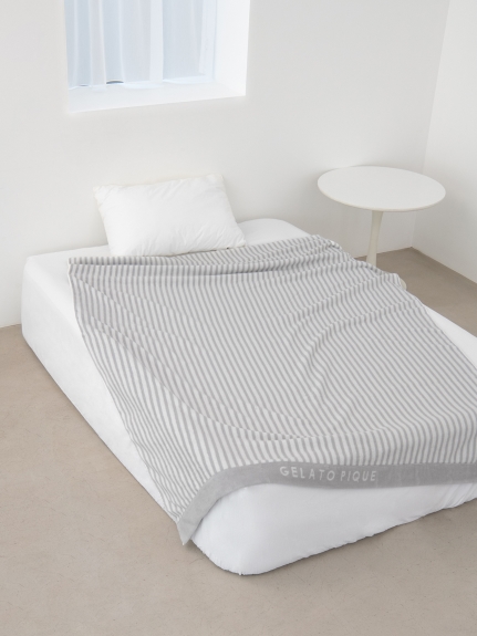 ストライプ柄タオルケット(その他)｜ルームウェア・パジャマ通販の  