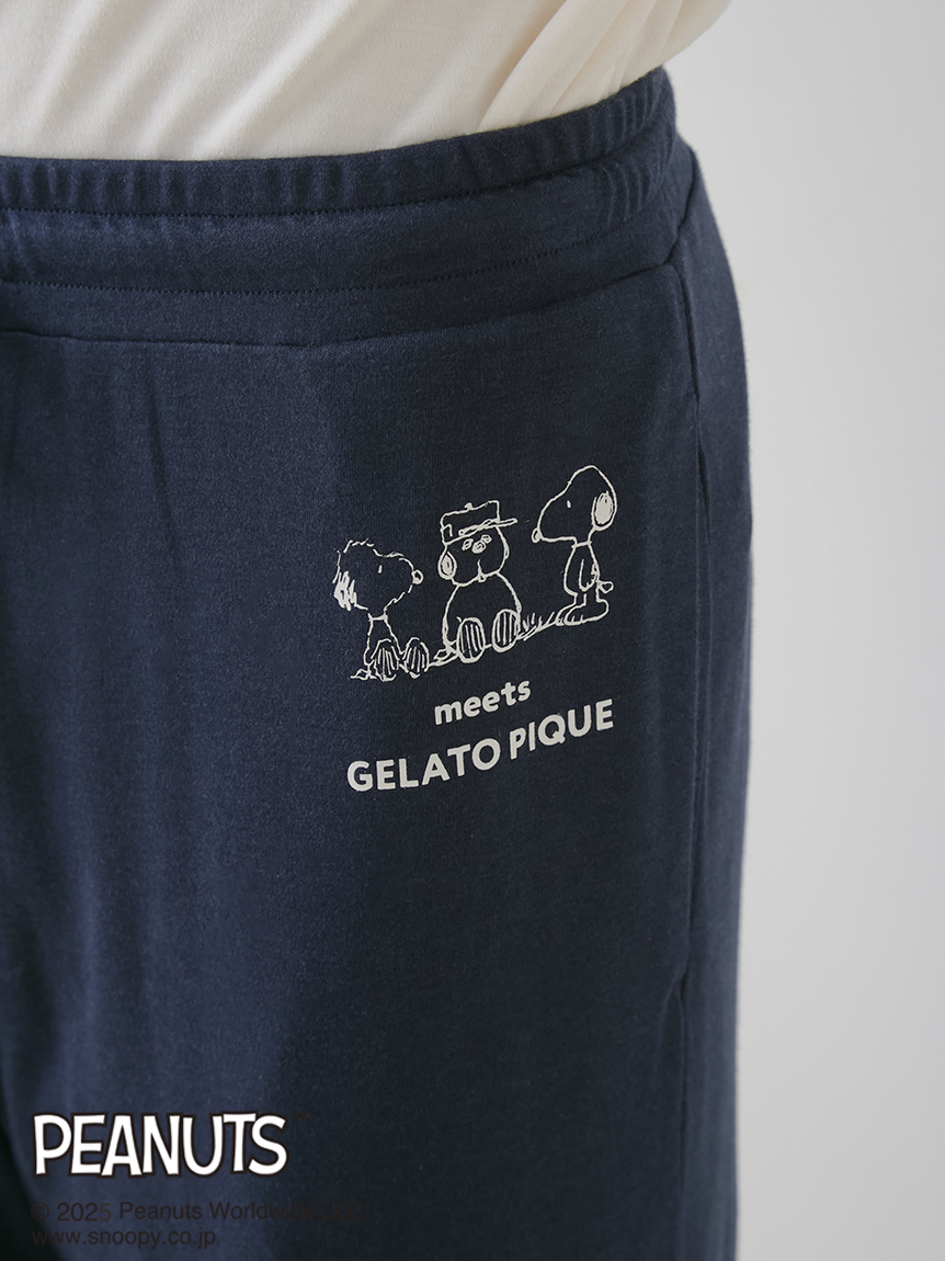PEANUTS】【HOMME】オラフ ワンポイントロングパンツ(ロング PEANUTS】【HOMME】オラフ ワンポイントロングパンツ(ロング