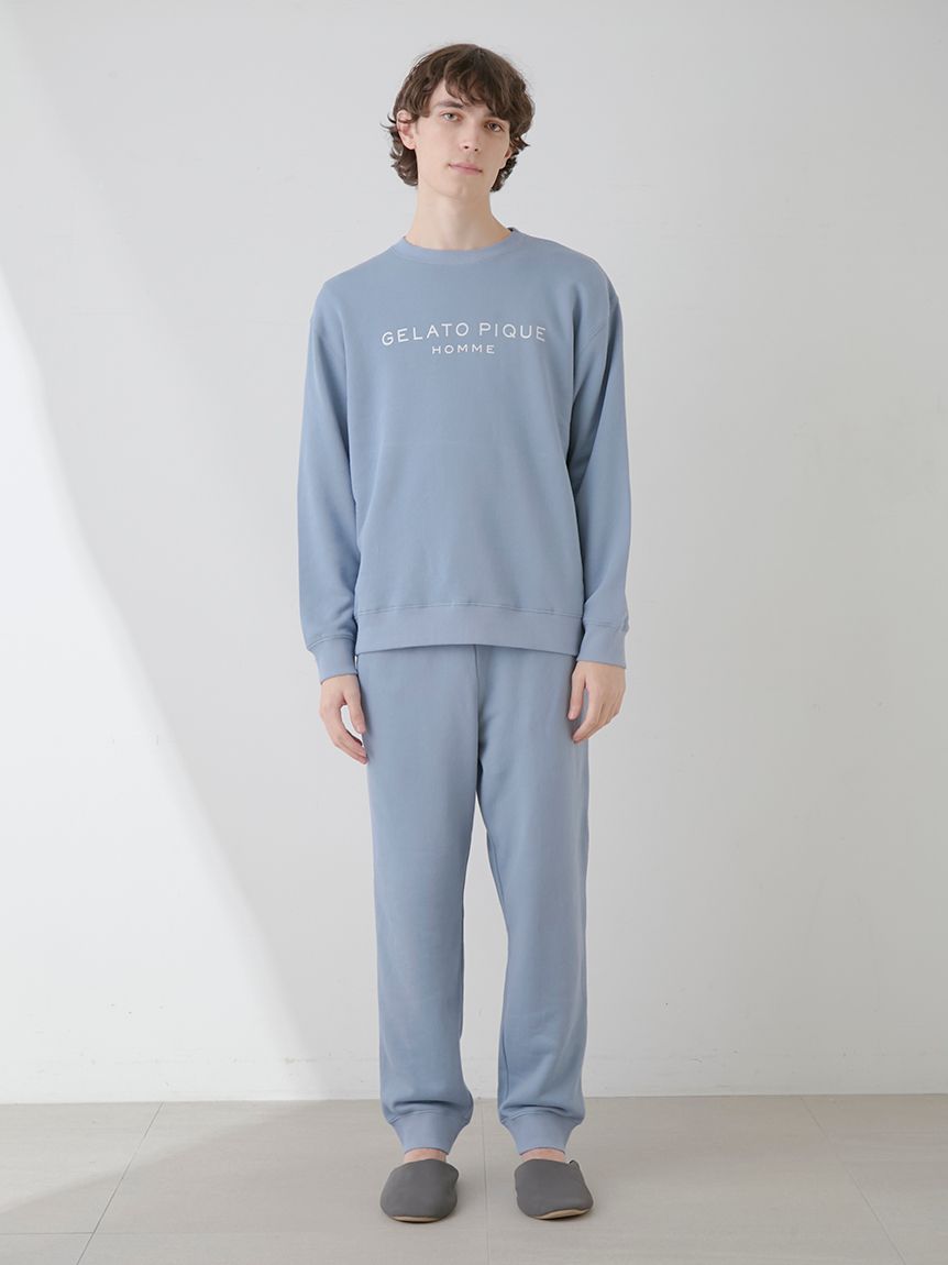 ONLINE限定】【HOMME】コットン裏毛ロングパンツ(ロングパンツ ONLINE限定】【HOMME】コットン裏毛ロングパンツ(ロングパンツ