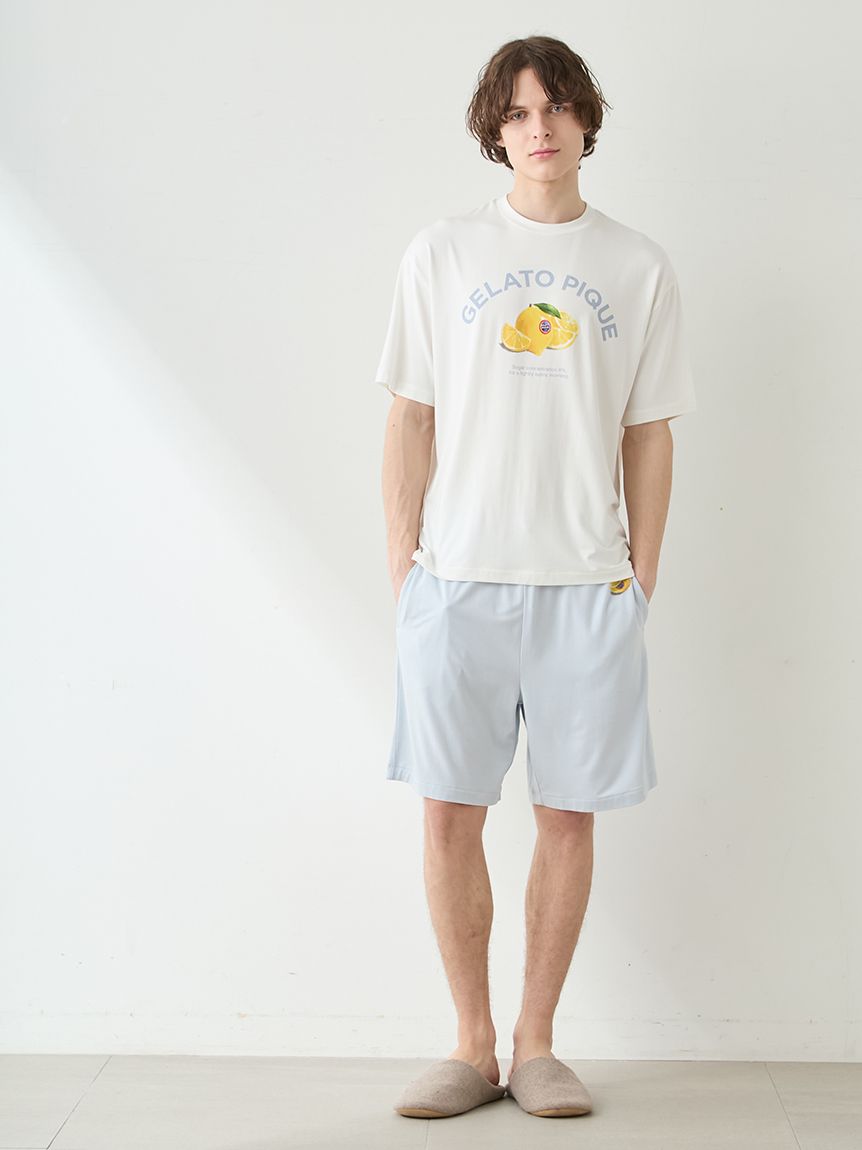 HOMME】【接触冷感】レーヨンフルーツハーフパンツ(ハーフパンツ