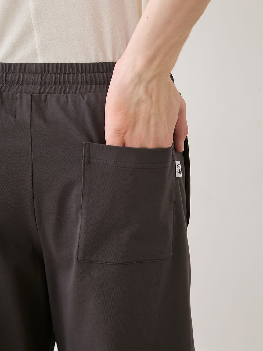 HOMME】【接触冷感】モーニングドッグプリントハーフパンツ(ハーフ