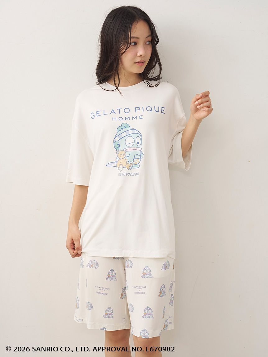 ハンギョドン】【HOMME】総柄ハーフパンツ(ハーフパンツ)｜ルーム