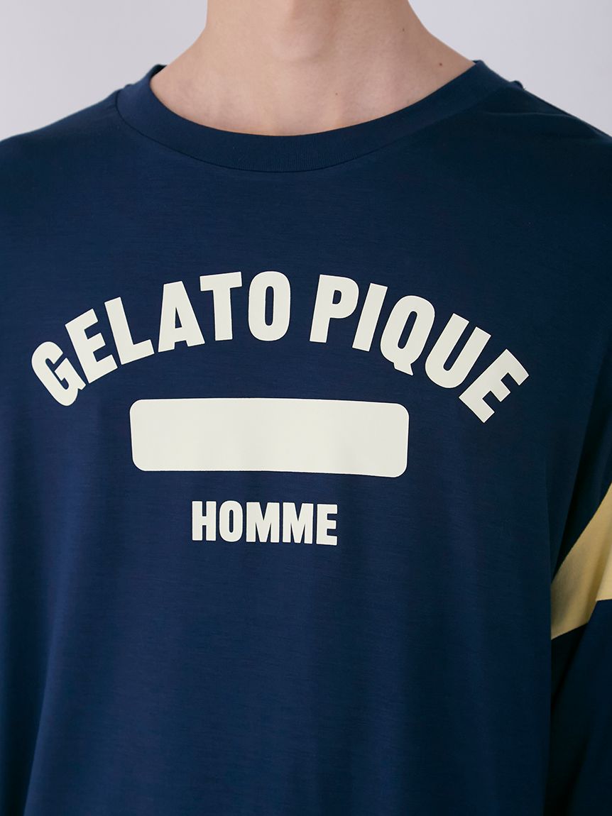 レーヨンロゴワンポイントTシャツ(カットソー・Tシャツ)｜ルーム