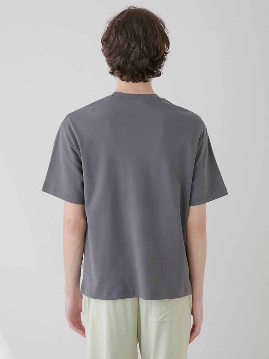 HOMME】ジェラートピケロゴプリントTシャツ(カットソー・Tシャツ