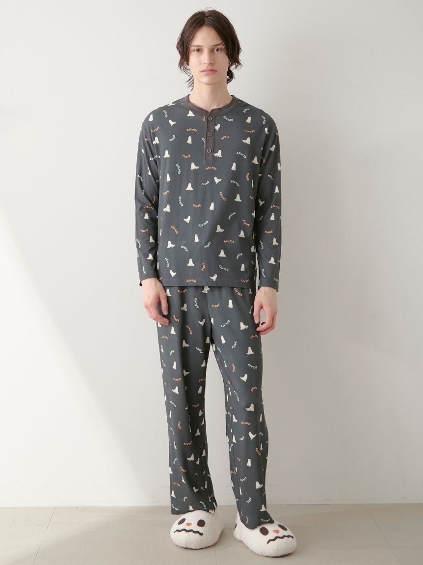 ジェラートピケGHOSTプルオーバー＆GHOSTボーダーロングパンツ最終値下げ 画像・写真 | 【2022ハロウィン】「ジェラートピケ」のルームウェアで