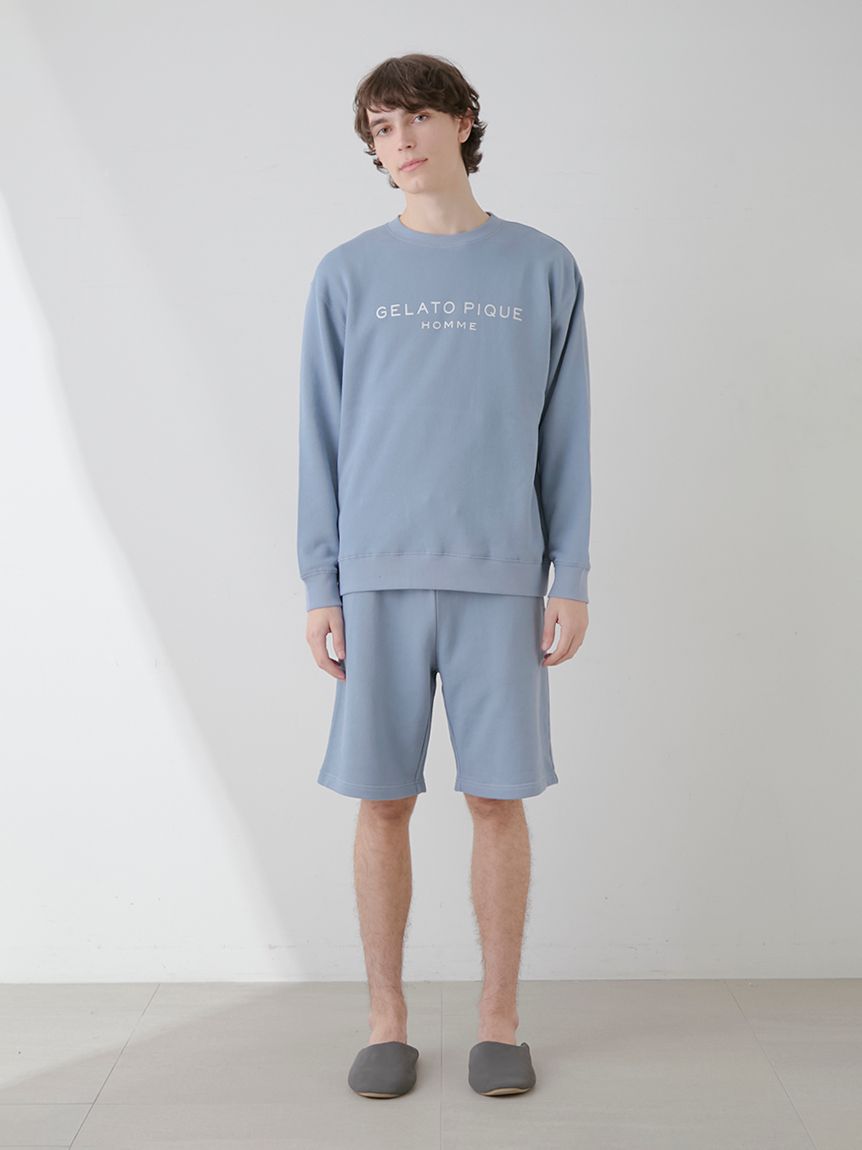 ONLINE限定】【HOMME】コットン裏毛プルオーバー(カットソー・T