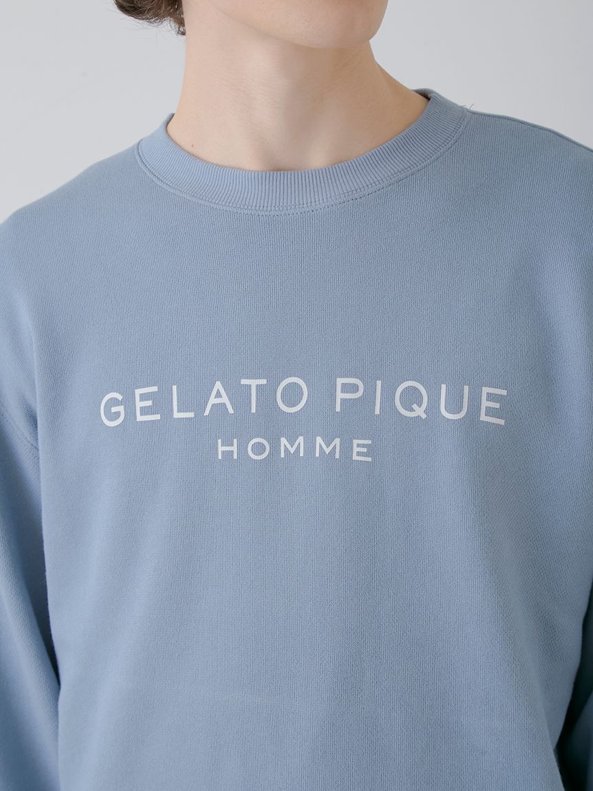 ONLINE限定】【HOMME】コットン裏毛プルオーバー(カットソー・T