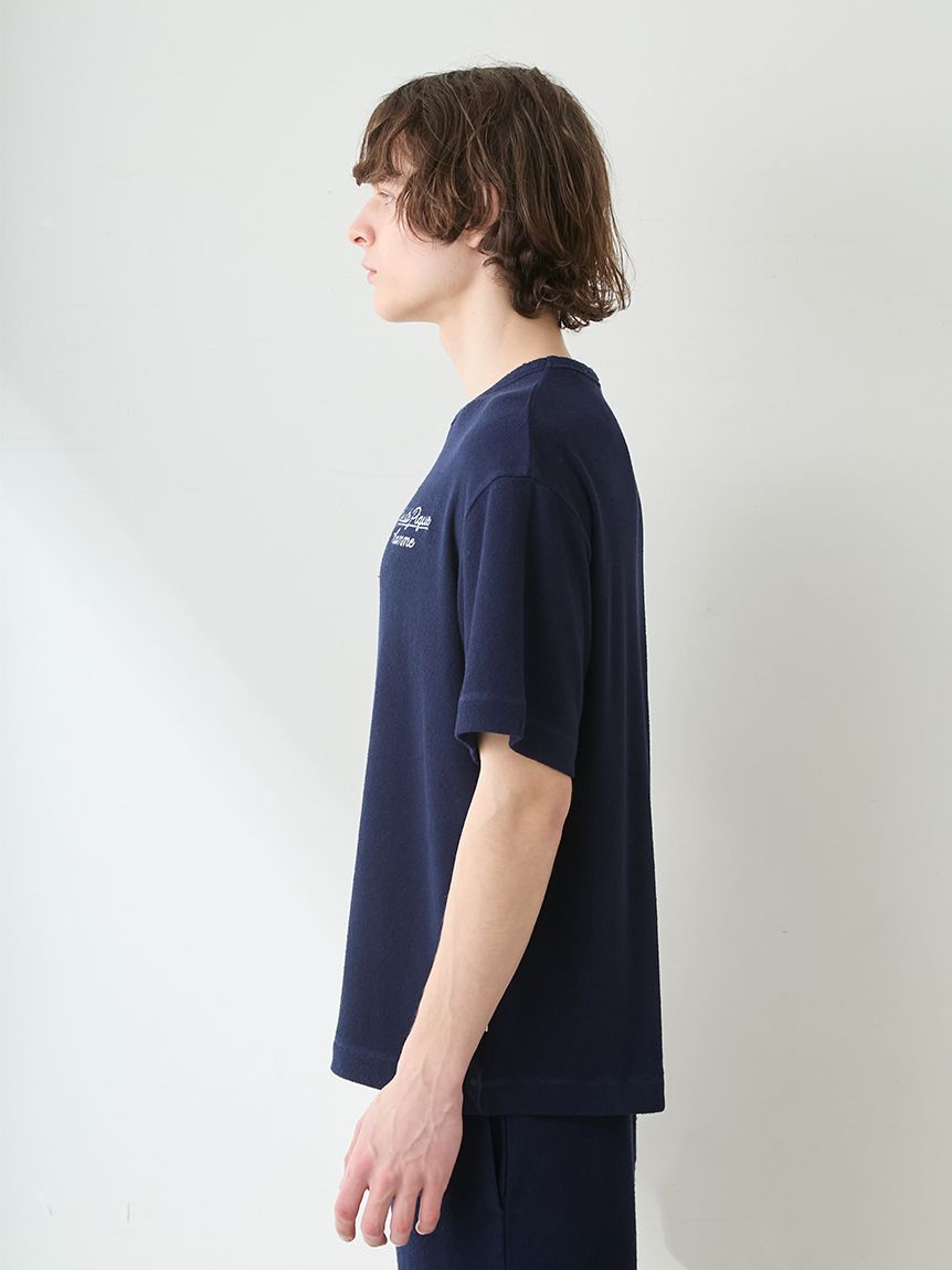 ONLINE限定】【HOMME】【接触冷感】【UVカット】パイルワンポイント
