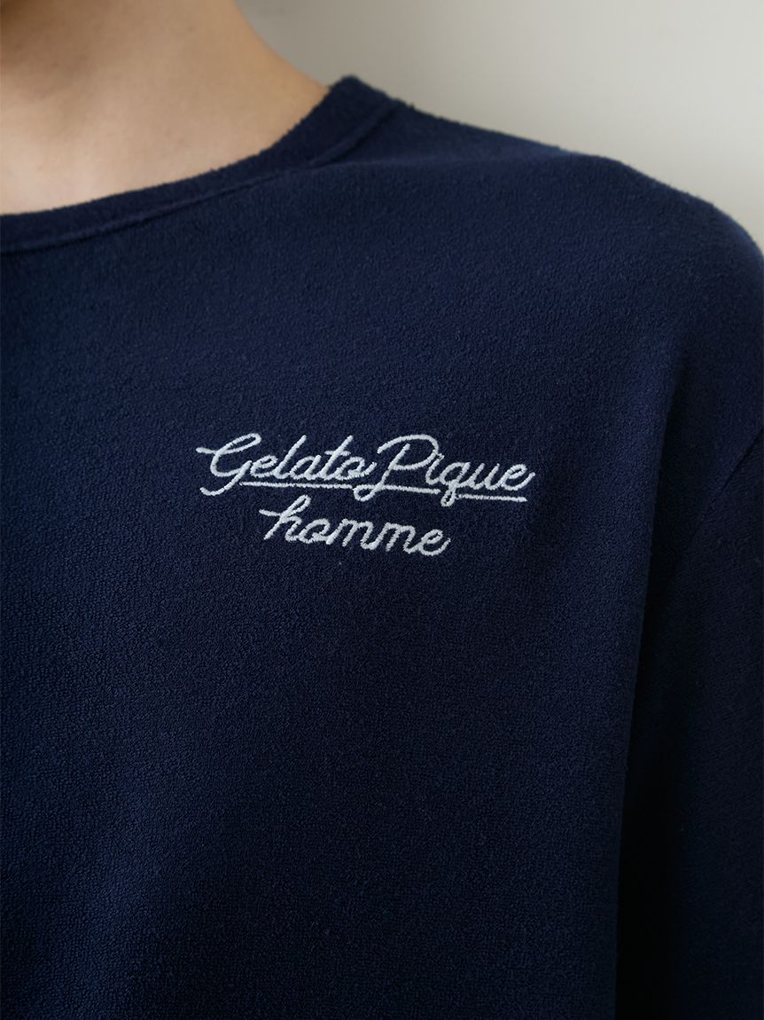 ONLINE限定】【HOMME】【接触冷感】【UVカット】パイルワンポイント