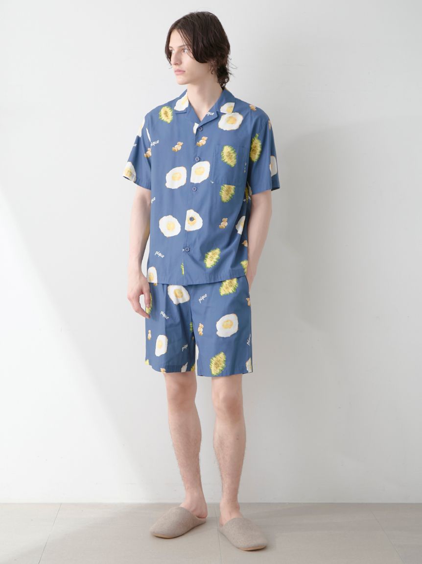 HOMME】サニーサイドエッグ総柄ハーフパンツ(ハーフパンツ)｜ルーム