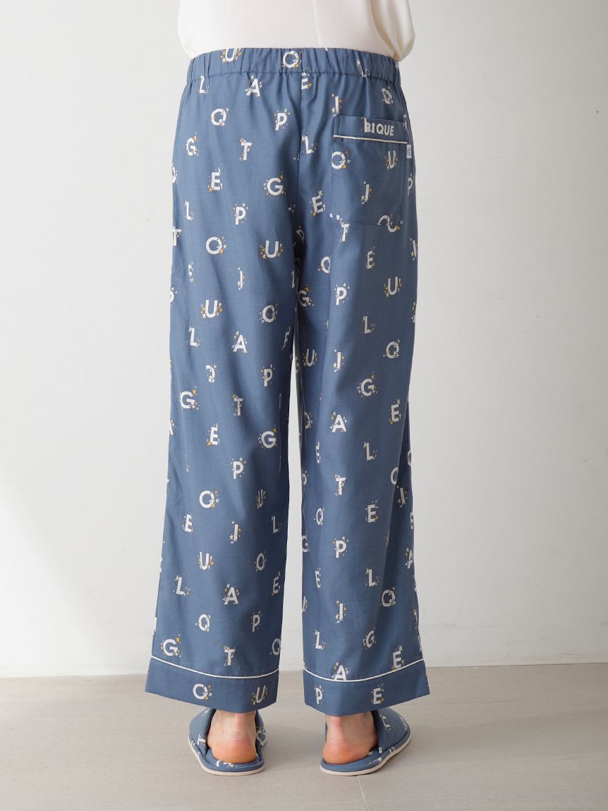 HOMME】スターロゴ総柄プリントロングパンツ(ロングパンツ)｜ルーム