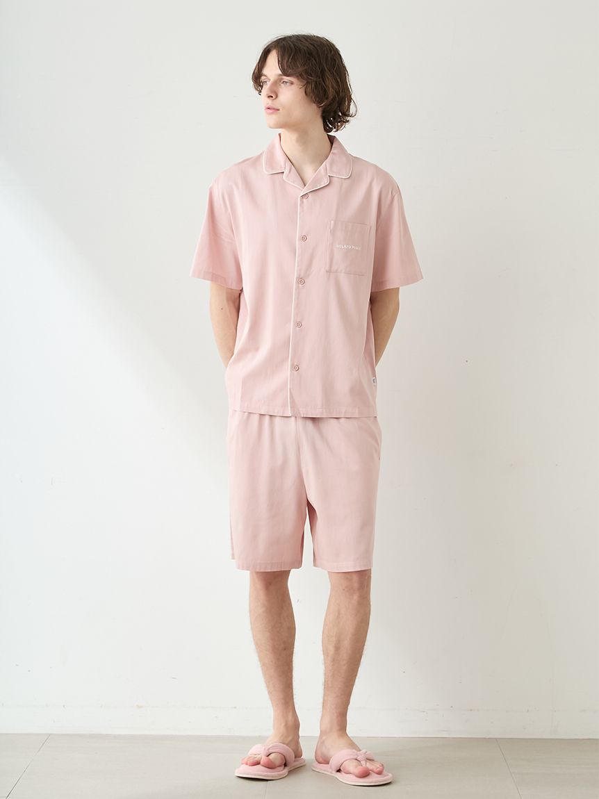 HOMME】ワンポイント刺繍ハーフパンツ(ハーフパンツ)｜ルームウェア