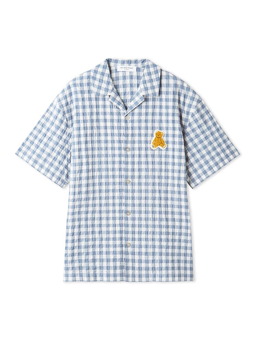 ONLINE限定】【HOMME】ギンガムチェックシャツ(シャツ)｜ルーム