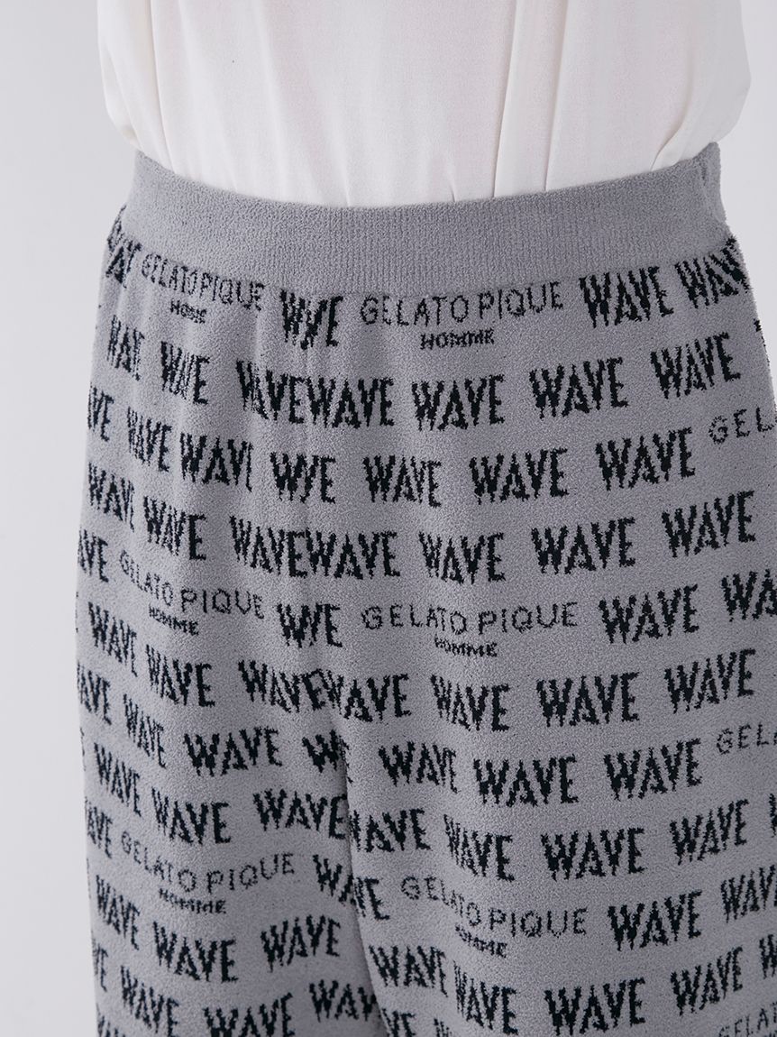 WAVE×GELATO PIQUE HOMME】AIRY MOCO LOGO JACQUARD SHORTS｜ルーム