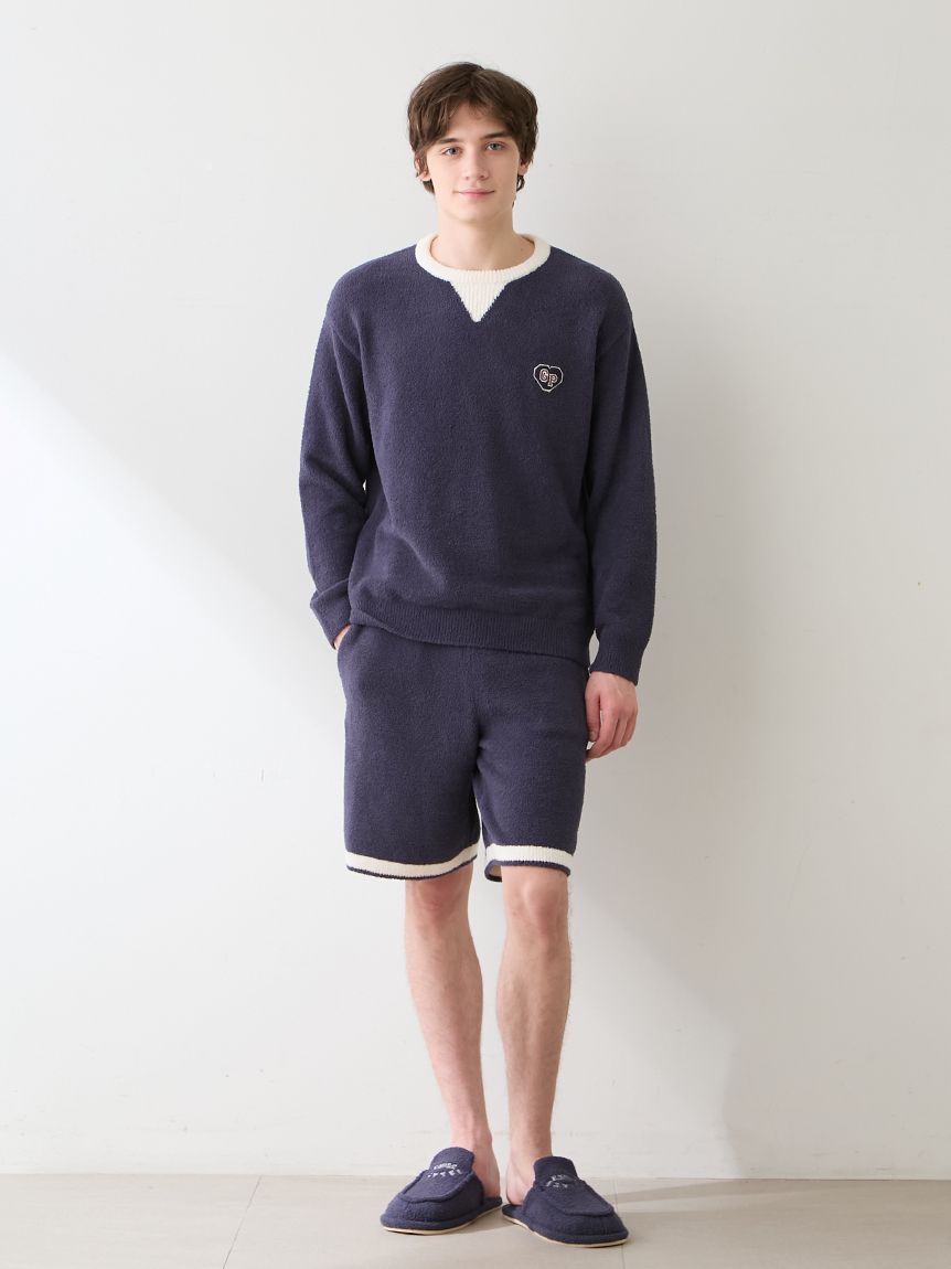 guernika スウェットハーフパンツ HOMME】エアリーモコカレッジハーフパンツ(ハーフパンツ)｜ルーム