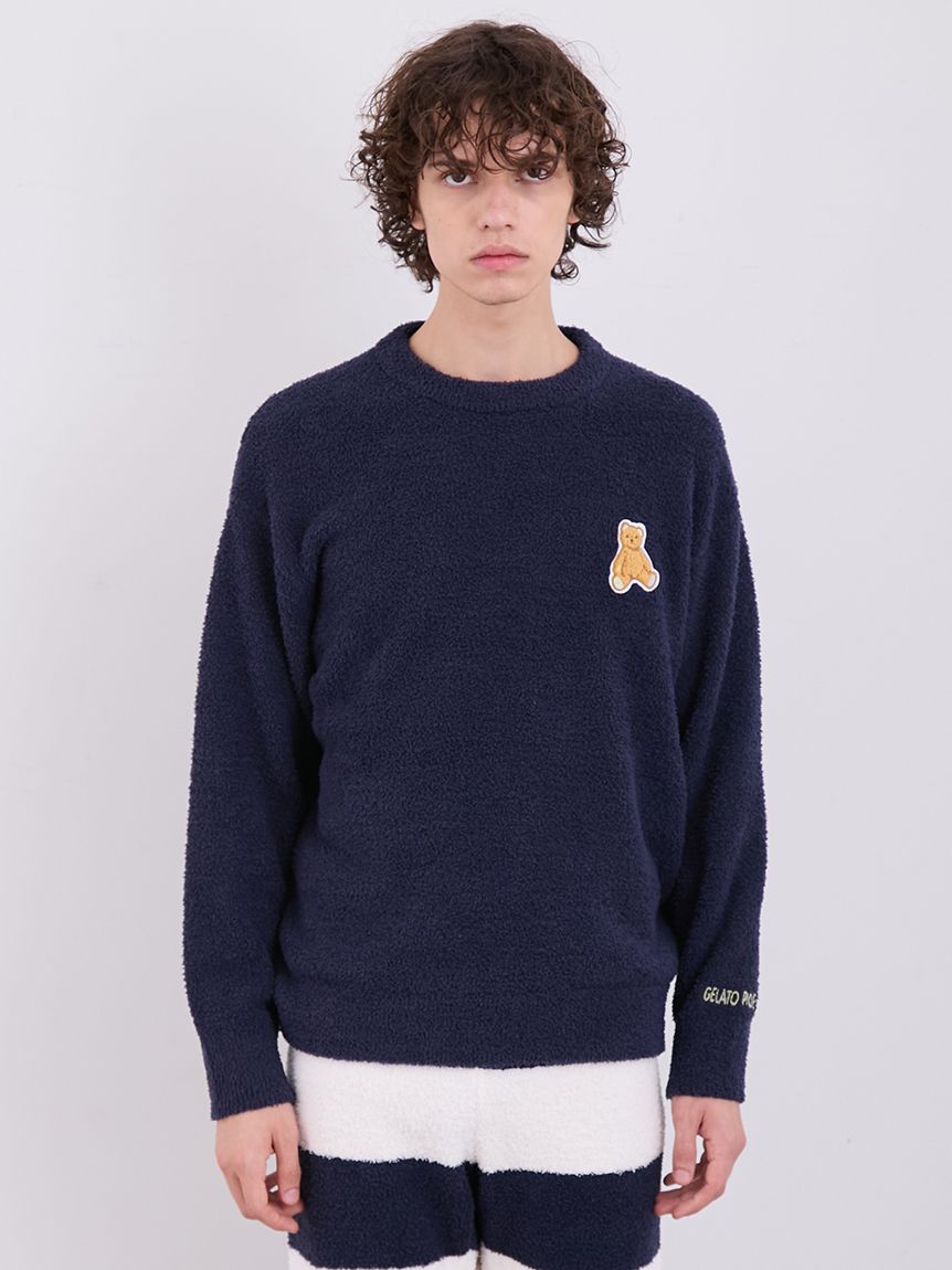 ONLINE限定】【HOMME】ベビモコベアプルオーバー＆ロングパンツ