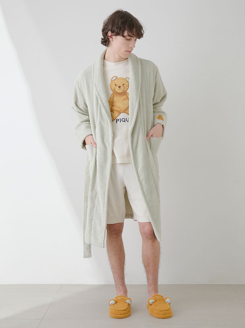 HOMME】エアモコベアジャガードプルオーバー(ニットプルオーバー