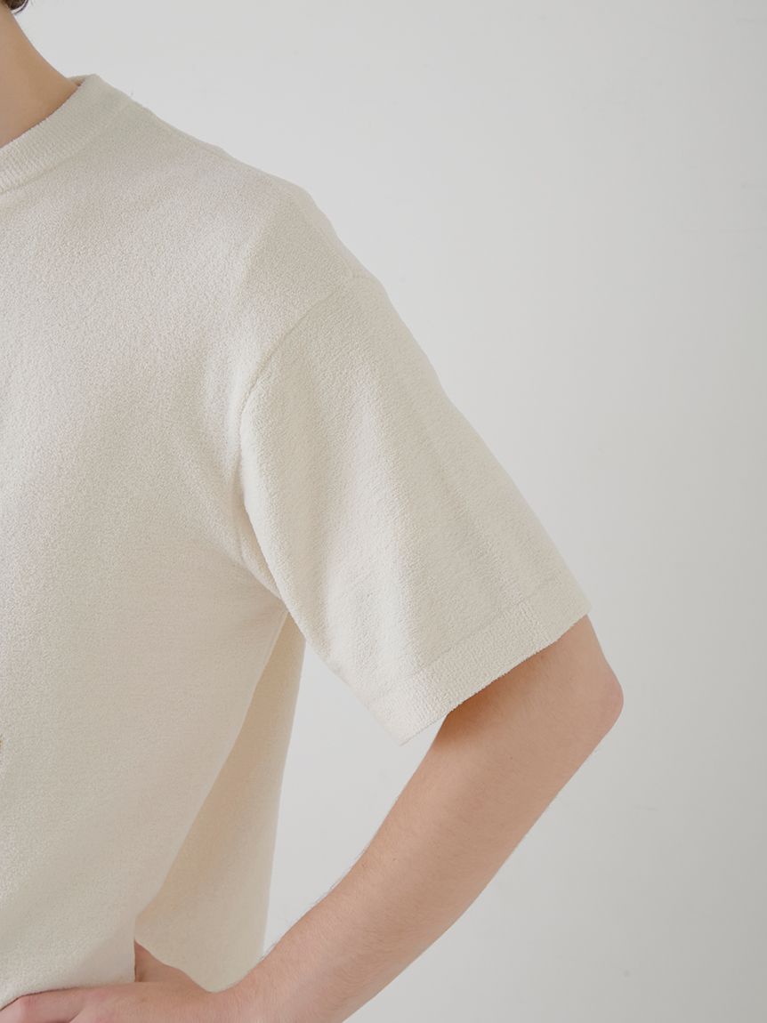 HOMME】エアモコベアジャガードプルオーバー(ニットプルオーバー HOMME】エアモコベアジャガードプルオーバー(ニットプルオーバー