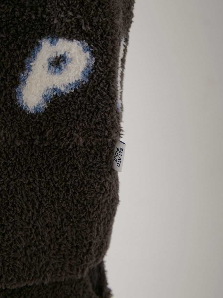 HOMME】ベビモコピケロゴジャガードプルオーバー(ニットプルオーバー