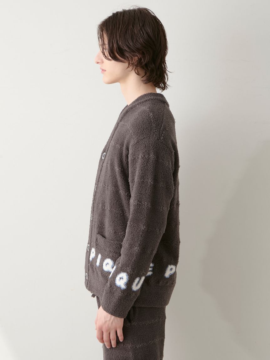 HOMME】ベビモコピケロゴジャガードカーディガン(カーディガン・ガウン