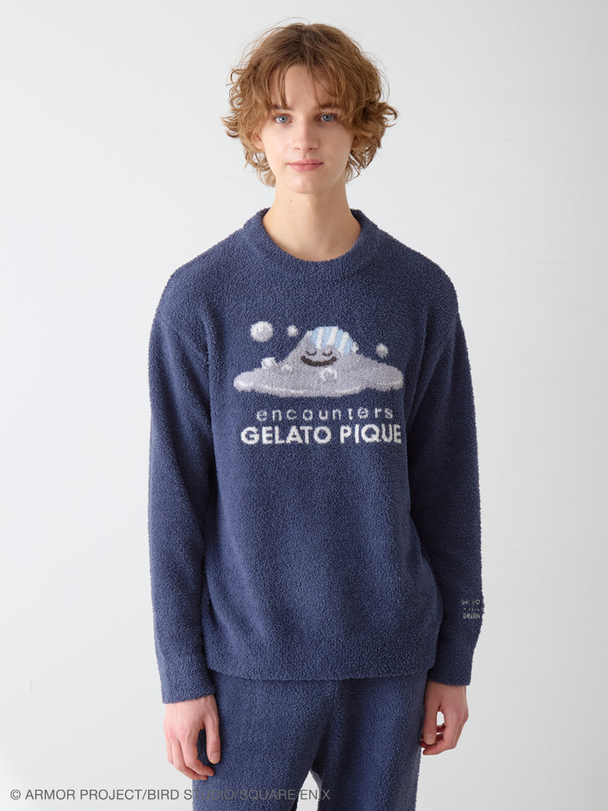 ドラクエ ジェラピケ ベビモコプルオーバ モンスターロングパンツ はぐれメタルM ドラゴンクエスト】【メンズ】ベビモコプルオーバー&モンスター