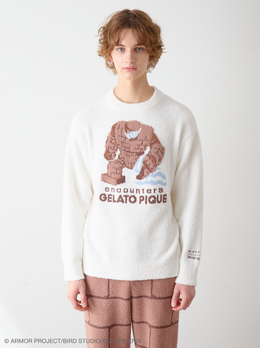 ドラクエ ジェラピケ ベビモコプルオーバ モンスターロングパンツ はぐれメタルM ドラゴンクエスト】【メンズ】ベビモコプルオーバー&モンスター