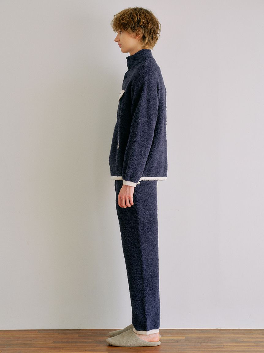 BEGIN】【HOMME】パウダー配色プルオーバー(ニットプルオーバー