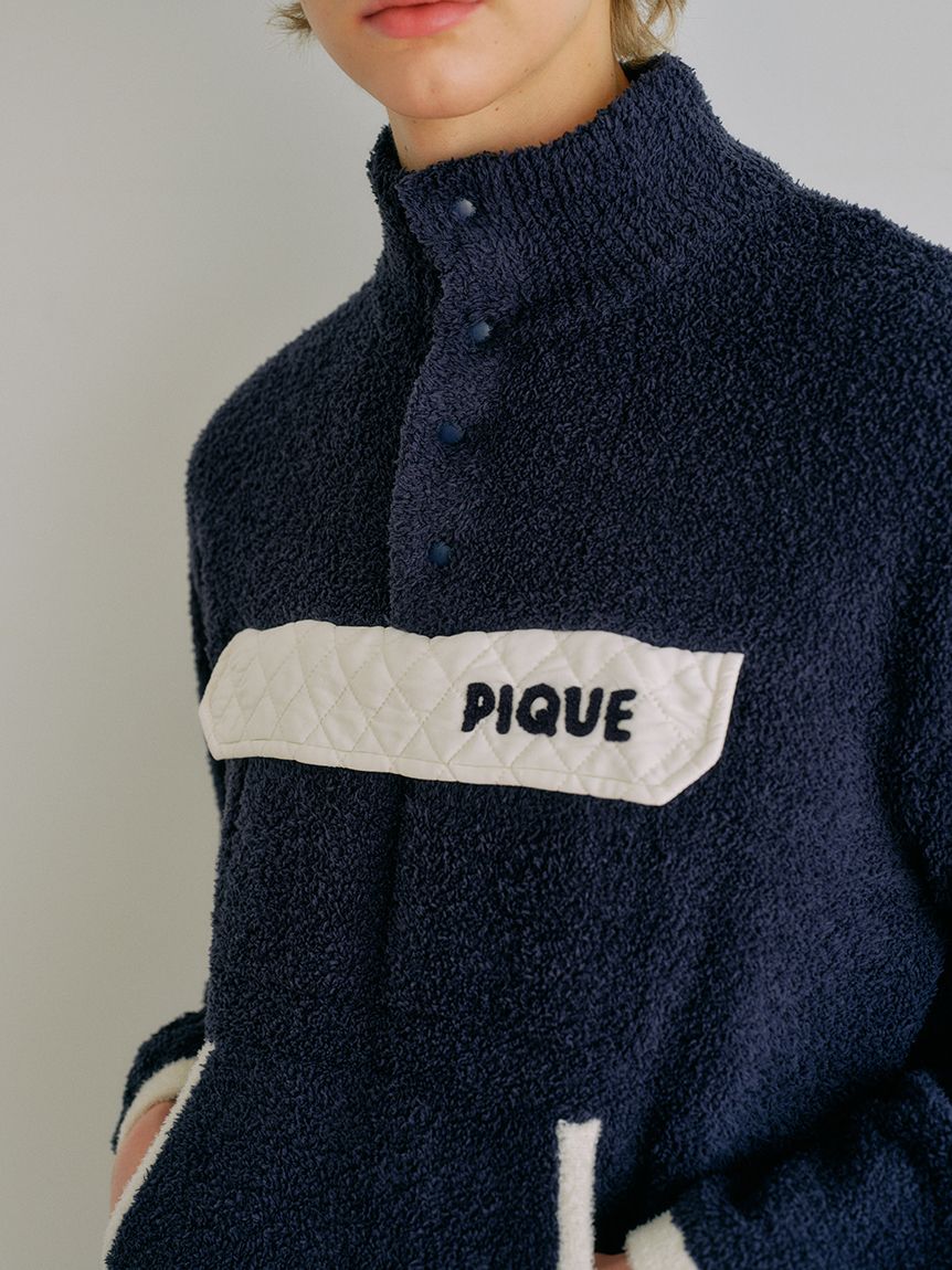 BEGIN】【HOMME】パウダー配色プルオーバー(ニットプルオーバー