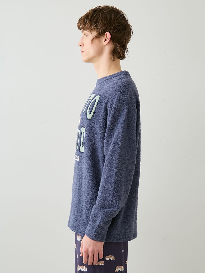 HOMME】エアリーモコスリーピングドッグプルオーバー(ニットプル