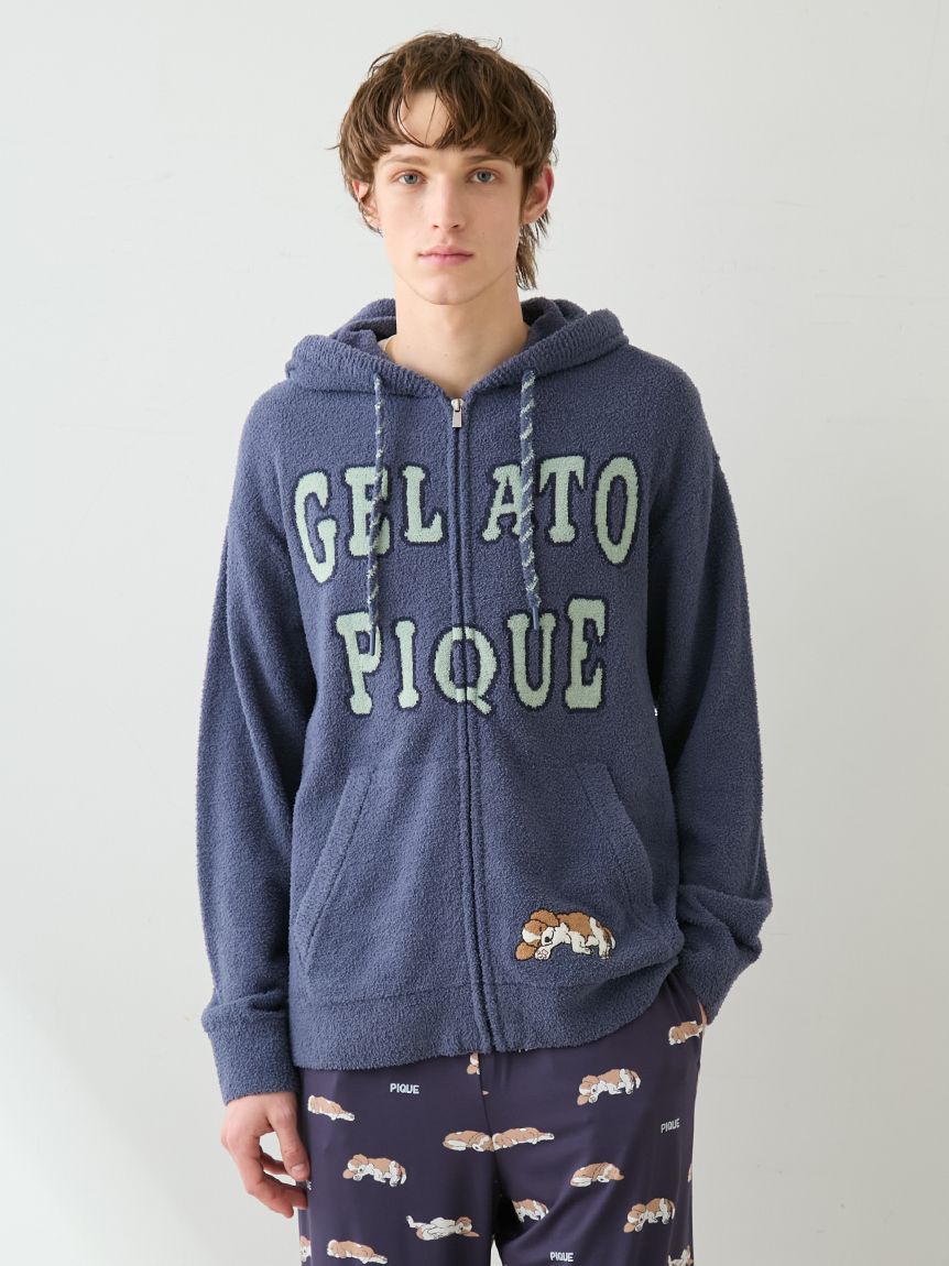 HOMME】エアリーモコスリーピングドッグパーカ(パーカ)｜ルームウェア