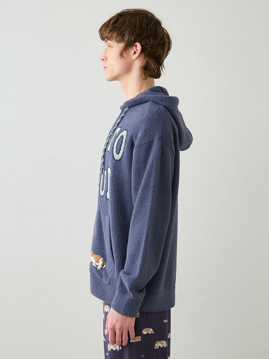 HOMME】エアリーモコスリーピングドッグパーカ(パーカ)｜ルームウェア