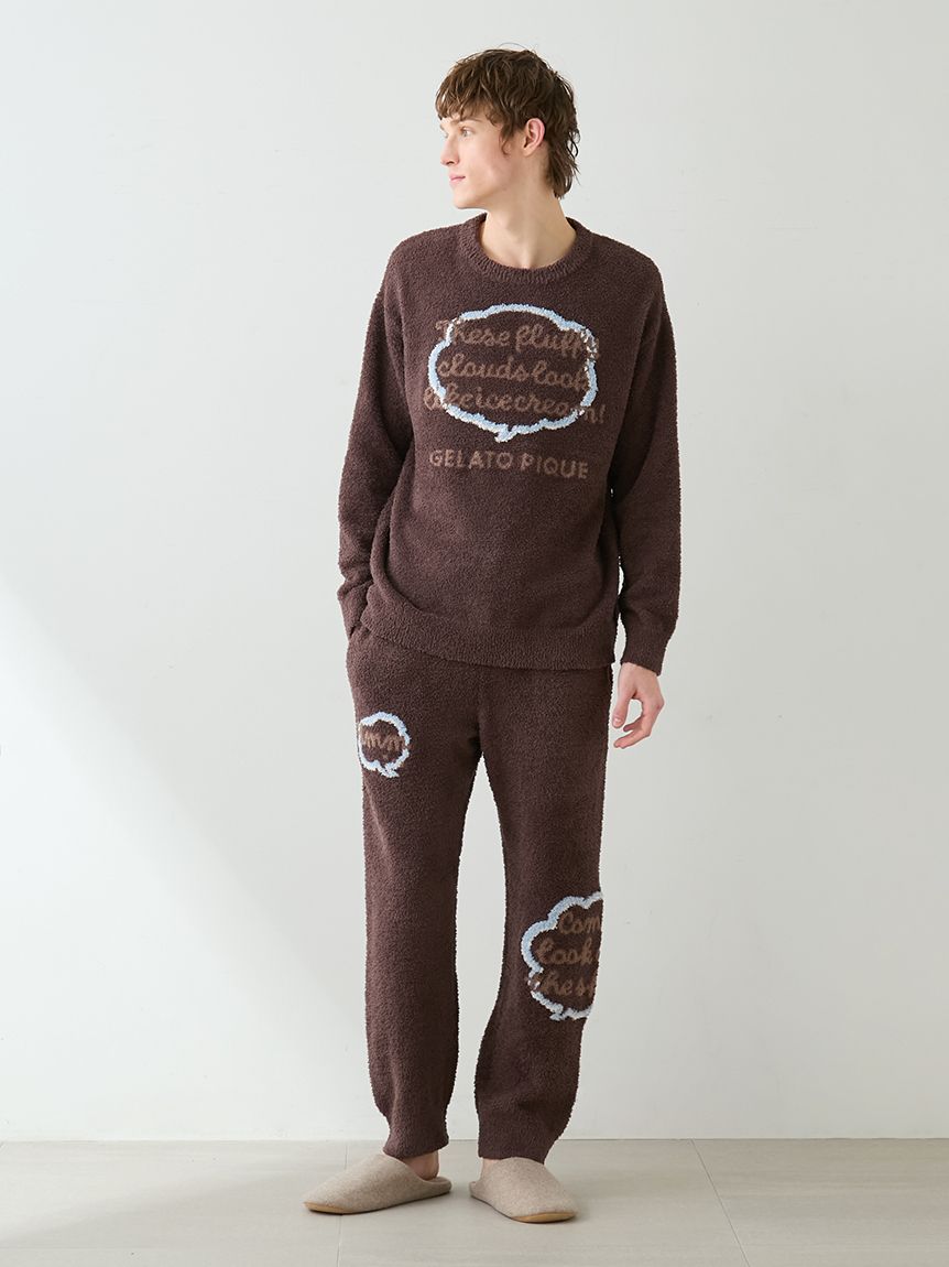 ❤︎とも❤︎ HOMME】ベビモコトークロゴプルオーバー(ニットプルオーバー)｜ルーム