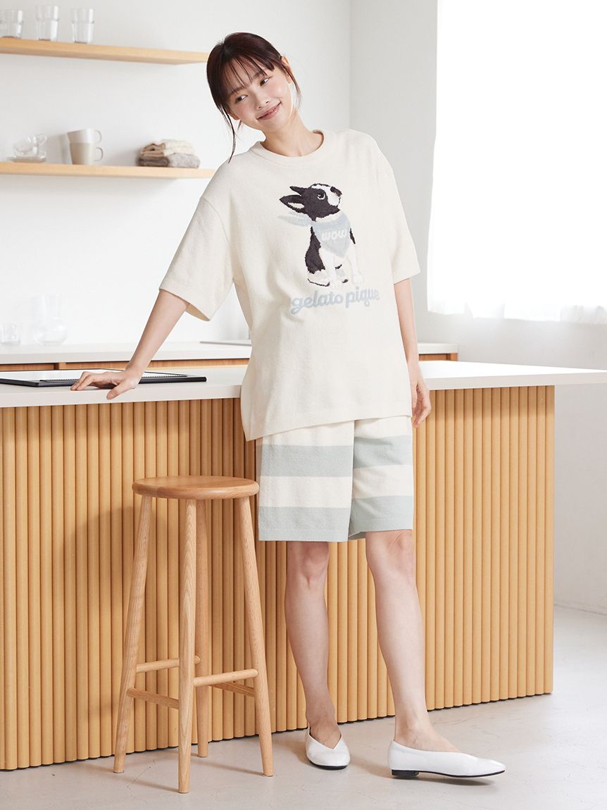 ONLINE限定】【HOMME】エアリーモコボストンテリアジャガードプル