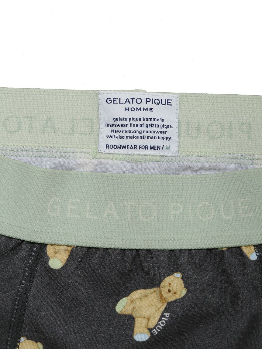 GELATO PIQUE 恐竜プリントルームウェア HOMME】ベアプリントアンダーウェア(アンダーウェアー)｜ルーム