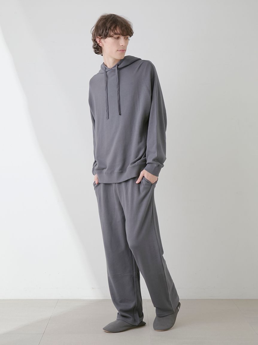 HOMME】ロゴ裏毛ロングパンツ(ロングパンツ)｜ルームウェア