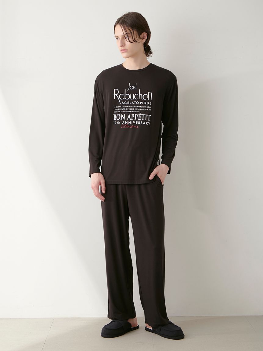 JOEL ROBUCHON】【HOMME】ワンポイントロングパンツ(ロング