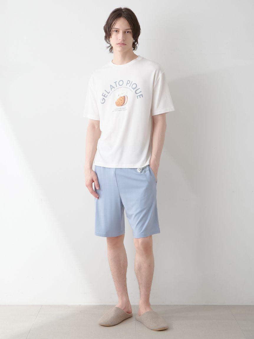 ルームウェア　gelatopiqué 半袖半ズボン 公式】ハーフパンツ ( MEN) GELATO PIQUE HOMME（ジェラートピケ